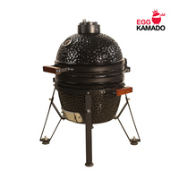 Fournisseur direct de Kamado en céramique, usine de grills en céramique, barbecue d'extérieur en forme d'œuf, vente en gros, 16 pouces, barbecue au charbon de bois pour fumage, usage commercial
