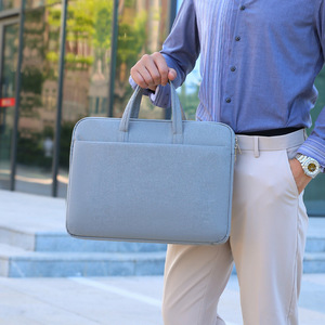 Sac pour ordinateur portable en nylon de 15,6 pouces, sacoche d'affaires, durable, portable, décontracté, pour hommes et femmes, respectueux de l'environnement et en cuir - Product Image 6