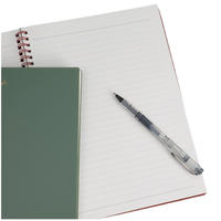 Benutzer definierte Retro einfache A5 B5 Student Horizontal Grid Literary Diary Notebooks mit Papier abdeckung für Schul briefpapier und Zubehör