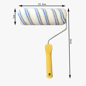Industrial 18mm Nap <b>Paint</b> Roller | 1-Gallon Capacity | Steel <b>Frame</b> & Core | for Concrete/Warehouse Walls - Product Image 6