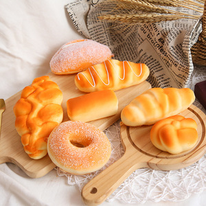Bread <b>Ring</b> Shape Squeeze Children Soft Trend Toys Wholesale PU Realistic Bread Squishy Slow Rising Squishy Stress-Relief Toys - Product Image 6
