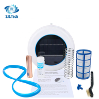 Ioniseur solaire pour piscine avec électrolyse au cuivre pour la purification de l'eau de piscine et une utilisation réduite du chlore jusqu'à 45 000 gallons