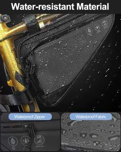 Free Sample More Bicycle Frame <b>Bag</b> Mountain <b>Bike</b> Accessories Triangle <b>Bag</b> Waterproof Hard Shell Large Capacity <b>Bag</b> - Product Image 2