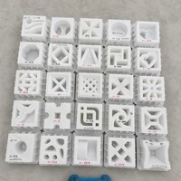 Reazone Nouveau Design Moule à Blocs de Béton en Plastique PP, Coffrage pour Briques Creuses Emboîtables