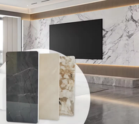Panneaux de revêtement mural en PVC WPC UV imitation marbre, écologiques, imperméables, ignifuges, pour usage intérieur et extérieur en appartement, garantie 5 ans