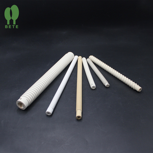 Tubo rosqueado resistente a alta temperatura refratário Cordierite Rosca padrão Tubo cerâmico para industrial - Product Image 3