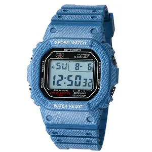 Sanda 294L Unisex Digitale Custom Nieuwe Ontwerp Mode Luxe Merk Waterdichte Mannen Horloges