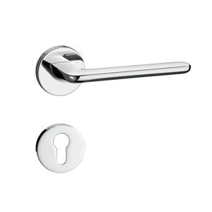 Set di Maniglie per Porte in Ottone Massiccio con Serratura <span class=keywords><strong>a</strong></span> Mortasa per Appartamenti, Ville, Camere d'Albergo, Maniglia Meccanica con Leva per Privacy - Product Image 4