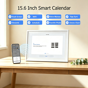 Calendario Digital Familiar con Pantalla Táctil LCD de 15.6 Pulgadas, Tabla de Tareas Familiares, Calendario Inteligente con <span class=keywords><strong>Google</strong></span> Cloud <span class=keywords><strong>para</strong></span> la Familia - Product Image 2