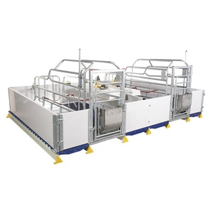 Châu Âu loại <span class=keywords><strong>farrowing</strong></span> bút thùng với nóng lợn lồng nuôi thiết bị mạ kẽm mang thai bút - Product Image 3