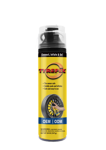 TYREFIX 20OZ Premium R1234ze Mousse de réparation et scellant pour pneus ignifuge, réparation d'urgence sans démontage, non corrosif - Product Image 2