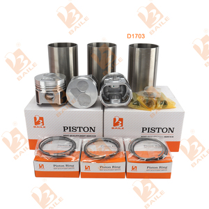 Kit de reconstrucción de motor OEM revestimiento de anillo de pistón para carretilla elevadora Kubota D1703 piezas de motor diésel Kit completo D1703 Kit de reconstrucción de reacondicionamiento - Product Image 6