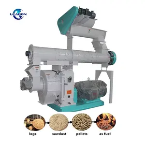 Wood Sawdust Pelletizer Used Shavings Straw Rice Husks Waste Wood Pellet Mill Diesel