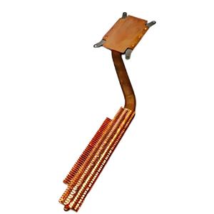 Refroidisseur d'ordinateur portable sur mesure à caloducs, en cuivre et aluminium, modèle non standard pour la fabrication - Product Image 3