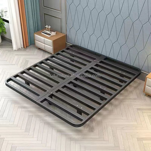 Factory Direct Sale Affordable Hotel <b>Bed</b> for 3 Star Economy Hotels Low Cost Heavy-Duty Metal <b>Platform</b> <b>Bed</b> <b>Frame</b> - Product Image 4