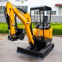 Mini Excavadora Hidráulica de 2 Toneladas, Mini Excavadora Pequeña, Excavadora en Venta