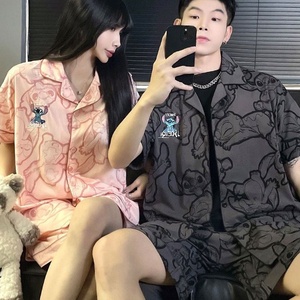 <span class=keywords><strong>Pijamas</strong></span> <span class=keywords><strong>de</strong></span> <span class=keywords><strong>Pareja</strong></span> <span class=keywords><strong>de</strong></span> Dibujos Animados con Estilo Coreano, Ropa <span class=keywords><strong>de</strong></span> Dormir <span class=keywords><strong>de</strong></span> Algodón <span class=keywords><strong>de</strong></span> Verano para Mujer, Manga Corta, <span class=keywords><strong>de</strong></span> Alta Gama, Conjunto <span class=keywords><strong>de</strong></span> Dos Piezas para Hombre - Product Image 3