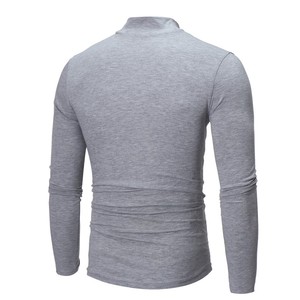 PASUXI Vente en Gros Nouvelle Collection Automne Chandails <span class=keywords><strong>Homme</strong></span> Grande Taille Haut de Gamme <span class=keywords><strong>Col</strong></span> <span class=keywords><strong>Montant</strong></span> Tricoté Décontracté Couleur Unie Chaud - Product Image 6