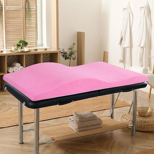 Qualité mémoire mousse vague <span class=keywords><strong>forme</strong></span> salon topper couverture amovible pliable cils lit topper pour massage du corps - Product Image 3