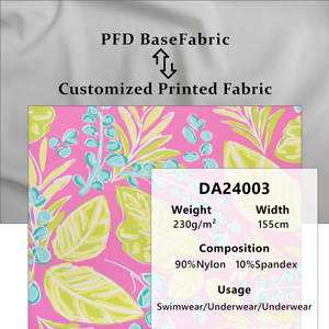 Tùy chỉnh chất lượng cao thăng hoa in 4 cách căng đầy đủ ngu si đần độn nylon spandex vải cho phụ nữ Đồ bơi bikini beachwear - Product Image 2