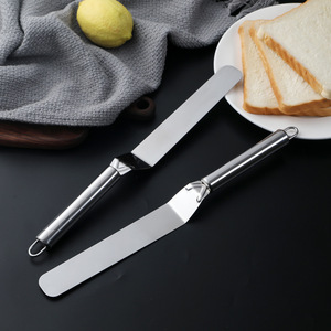 Spatola Lunga in Acciaio Inox di Alta Qualità e Coltello Semplice per Torte per Uso Domestico e Pasticceria - Product Image 4