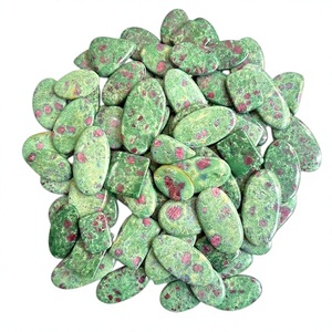 Beautiful <b>Ruby</b> Fuchsite Gemstone Wholesale Natural High Quality <b>Ruby</b> Fuchsite Cabochon Stone Hot Selling Fuchsite Loose Stone - Product Image 1