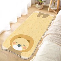 Tapis doux en polyester absorbant la fausse fourrure en peau de mouton tapis salon marocain tapis de salle de bain karpet kamar mandi