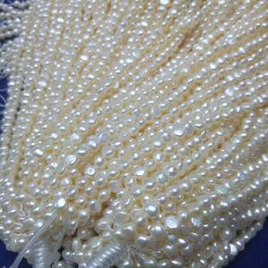 Perles d'eau douce naturelles de forme baroque, de 3 à 9 mm, à forte luminosité, sans défaut, à deux faces, pour la fabrication de bijoux en vrac - Product Image 3