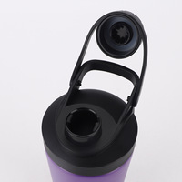 Nouvelle Bouteille Shaker Isotherme Double Paroi en Acier Inoxydable 18/8 de 600ml et 750ml, Modèle 2026 Emerit, pour Protéines et Mixages Sportifs