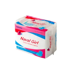 Brand Naval girl Lady Sanitary Pads Thick Pads for Women Blue Chip Sanitary Pads Supplier