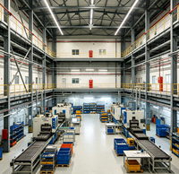 Service tout-en-un, atelier et entrepôt préfabriqués en acier au design moderne, durée de vie de 50 ans, certifié ISO9001