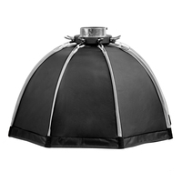 Parapluie octogonal portable de 90 cm pour photographie, réflecteur diffuseur, kit d'éclairage avec monture Bowens et grille nid d'abeille pour usage en studio