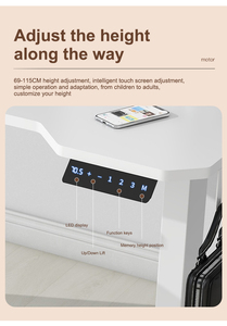 <span class=keywords><strong>Bureau</strong></span> <span class=keywords><strong>debout</strong></span> en L à double moteur, réglable en hauteur, pour ordinateur, vente en gros d'usine - Product Image 6