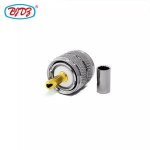 UHF مشدود PL259 موصل اقتران محوري للذكور RF لكابل RG58/BJR195 BJR200 RG400 - Product Image 3