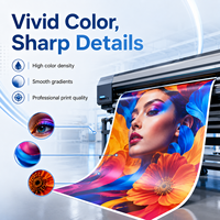 Encre éco-solvant pour têtes d'impression grand format DX5/DX7, 1L haute densité CMYK, idéale pour l'impression vinyle de signalétique extérieure