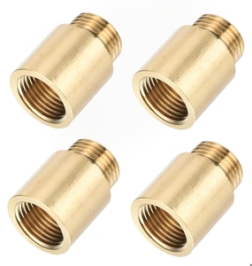 Valvole verde braccio di estensione testa doccia, ottone G1/2 filettatura maschio a femmina 15MM 20MM 30MM lunghezza tubo raccordo testa doccia Extender - Product Image 2