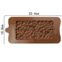 1040 stock d'usine pleine page bulle silicone sucre gâteau moule silicone moule chocolat moule main faire bricolage résine silicone