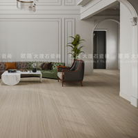 Dalle en pierre frittée mate effet bois 900x2700mm pour salle à manger, salon, chambre, hall, villa, sous-sol, escalier, intérieur moderne