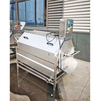 Détartreur de poisson électrique avec nettoyage de couvercle coupant la machine semi-automatique de détartrage des entrailles de viscères