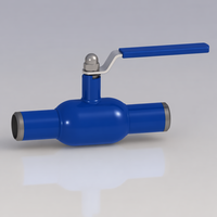 Válvula de Bola Totalmente Soldada Estándar GOST Q61F-PN16 DN15-300 PN16/25/40 de Acero Inoxidable para Tuberías de Agua, Mercado Ruso