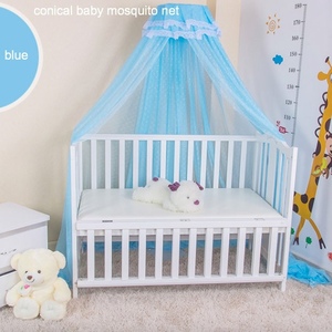 Conique Anti Moustique Moustiquaire Suspendu Tente Maille Dôme Rideau Parc Sheer Tissu Net <span class=keywords><strong>Lit</strong></span> Berceau Auvent pour Bébé Toddler Berceau - Product Image 3