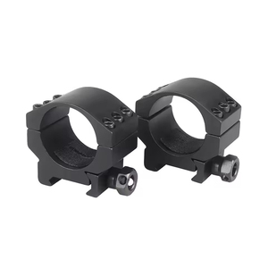 Anneaux de montage de lunette en alliage d'aluminium CNC haute précision, texture antidérapante, kit de montage durable et léger pour la chasse tactique en extérieur - Product Image 2