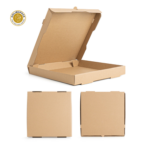 Oolima tùy chỉnh đồng bằng 10inch & 20inch hộp bánh Pizza dập nổi Thiết kế bảng sóng với xây dựng bền - Product Image 2