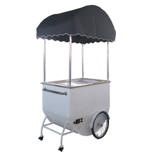 2024 Exquisite Luxury Ice Cream Display <b>Freezer</b> Ice Cream Trolley Cart - Product Image 3