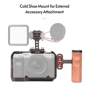 Andoer Cage pour appareil photo + poignée supérieure + poignée latérale Cage pour appareil photo en métal Poignée supérieure multifonctionnelle pour <span class=keywords><strong>Sony</strong></span> <span class=keywords><strong>A7C</strong></span> - Product Image 3