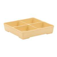 Melamine serveerschaal in Japanse stijl, creatief, met meerdere compartimenten, voor hotel, snacks, gedroogd fruit, hapjes, vier delen