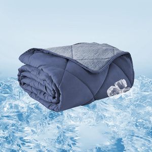 Hot <span class=keywords><strong>Sleeper</strong></span> All Season Double Side Arc-Chill Bamboo Fabric King Size Cooling Edredón Manta de refrigeración para el verano - Product Image 1