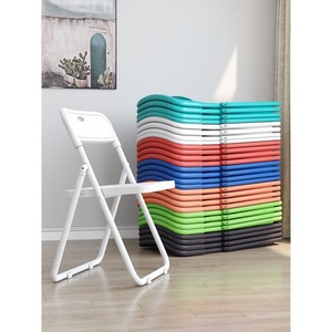 Silla Plegable de Plástico Moderna Rectangular para Hogar, Oficina, Reuniones, Capacitación y Uso en Exteriores - Product Image 4