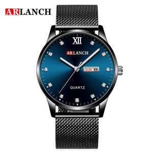 Reloj de Cuarzo para Hombre, Reloj de Pulsera de Acero Inoxidable, Reloj de Vestir Clásico, Elegante e Impermeable - Product Image 4