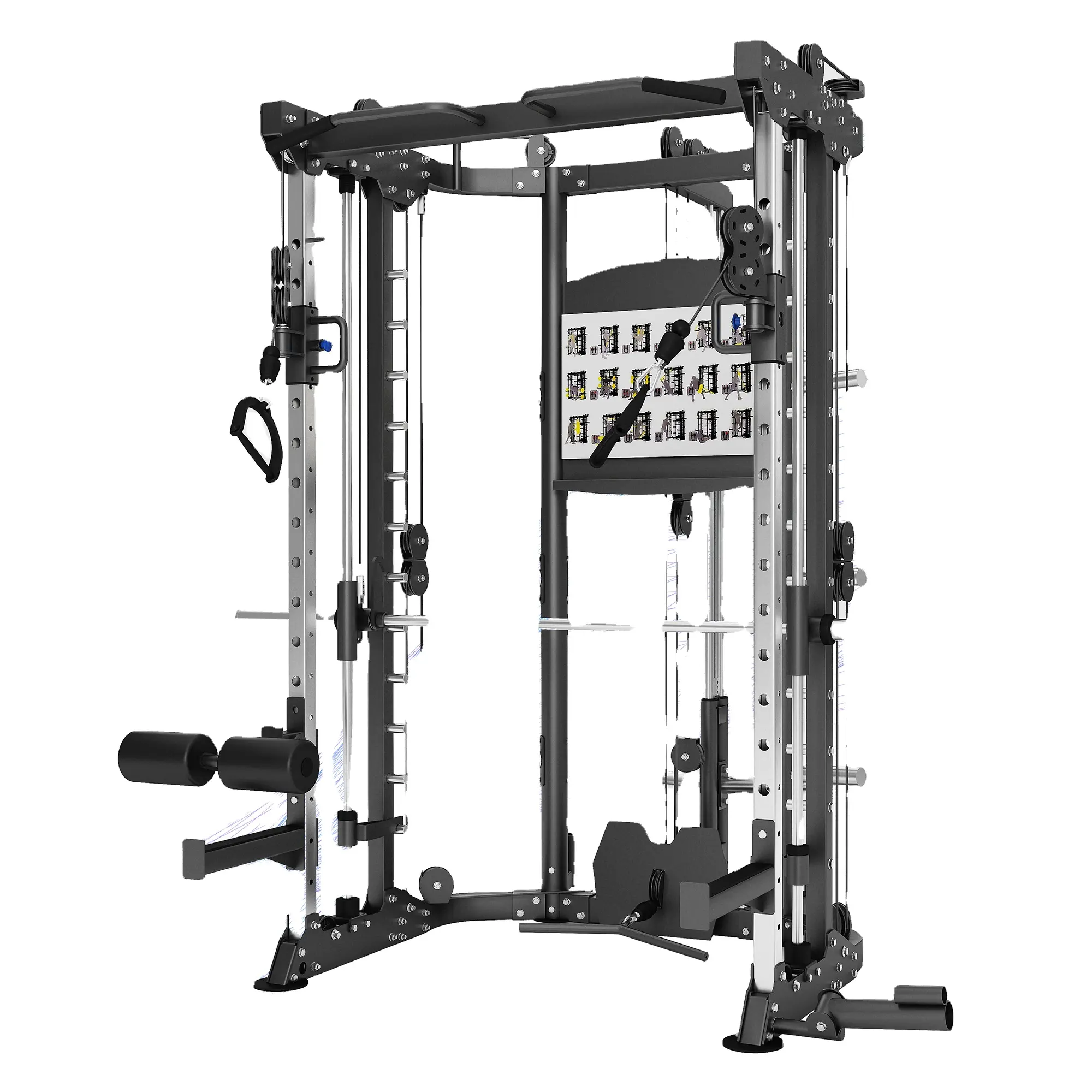 Productos populares Gym Smith Machine Fitness Equipment Muti Functional Smith Machine con buen servicio